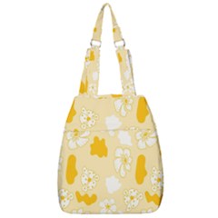 Abstract Daisy Center Zip Backpack by Eskimos