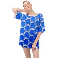 Hexagon Windows Oversized Chiffon Top by essentialimage365