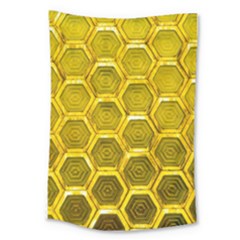 Hexagon Windows Large Tapestry by essentialimage365