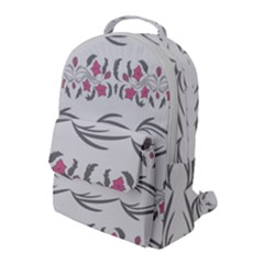 Folk Ornament Flap Pocket Backpack (large) by Eskimos
