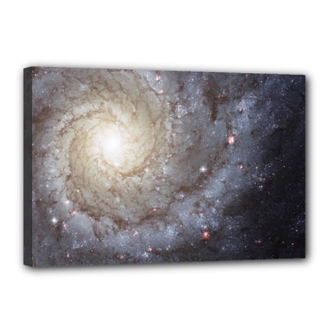 Spiral Galaxy Canvas 18  X 12  (stretched) by ExtraAwesomeSauce