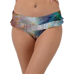 Colorful Galaxy Frill Bikini Bottom by ExtraAwesomeSauce