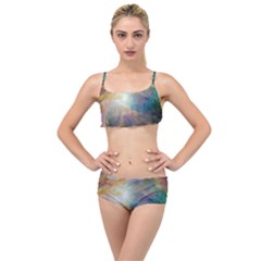 Colorful Galaxy Layered Top Bikini Set by ExtraAwesomeSauce