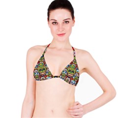 Sugar Skulls Bikini Top by ExtraAwesomeSauce