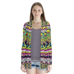 Sugar Skulls Drape Collar Cardigan by ExtraAwesomeSauce