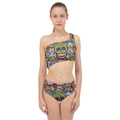 Sugar Skulls Spliced Up Two Piece Swimsuit by ExtraAwesomeSauce