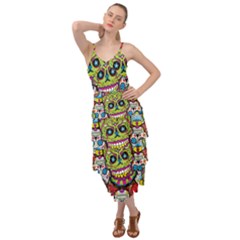 Sugar Skulls Layered Bottom Dress by ExtraAwesomeSauce