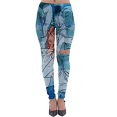 Retro Girls Lightweight Velour Leggings by ExtraAwesomeSauce