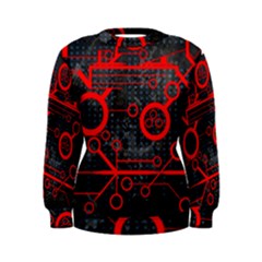 Tech - Red Women s Sweatshirt by ExtraAwesomeSauce