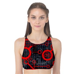 Tech - Red Tank Bikini Top by ExtraAwesomeSauce