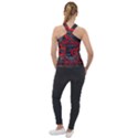 Tech - Red Cross Neck Velour Top View2