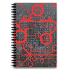 Tech - Red 5 5  X 8 5  Notebook by ExtraAwesomeSauce