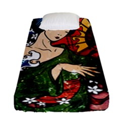 Geisha Geisha Fitted Sheet (single Size) by ExtraAwesomeSauce