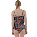 Chinese Phoenix Twist Front Tankini Set View2