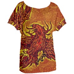 Phoenix Rising Women s Oversized Tee by ExtraAwesomeSauce