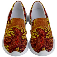 Phoenix Rising Kids Lightweight Slip Ons by ExtraAwesomeSauce