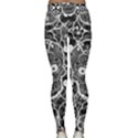 Sugar Skulls Bw Classic Yoga Leggings View2