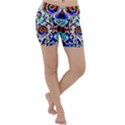 Sugar Skull Pattern 2 Lightweight Velour Yoga Shorts View1