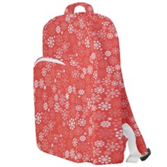 Christmas Snowflakes Double Compartment Backpack by ExtraAwesomeSauce