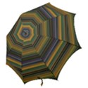 Multicolored Linear Abstract Print Hook Handle Umbrellas (Medium) View2