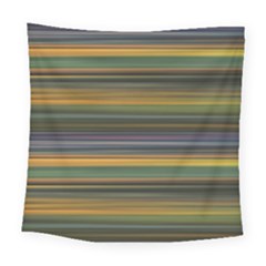 Multicolored Linear Abstract Print Square Tapestry (large) by dflcprintsclothing