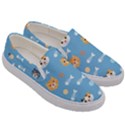 Cute Cat Pattern Men s Canvas Slip Ons View3