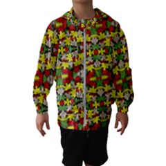 Leaves Pattern Kids  Hooded Windbreaker by ExtraAwesomeSauce