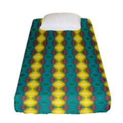 Native American Pattern Fitted Sheet (single Size) by ExtraAwesomeSauce