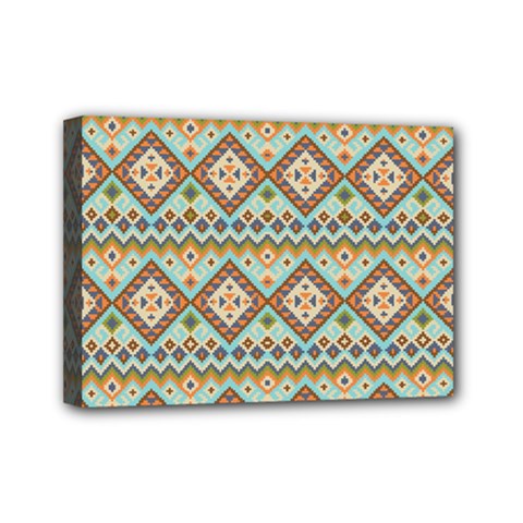 Native American Pattern Mini Canvas 7  X 5  (stretched) by ExtraAwesomeSauce