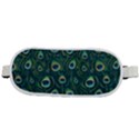 Watercolor Peacock Feather Pattern Rounded Waist Pouch View2