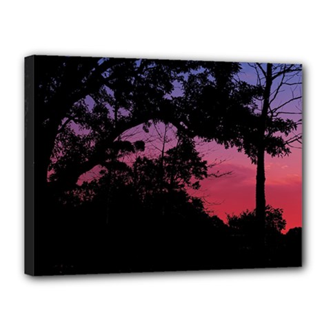 Sunset Landscape High Contrast Photo Canvas 16  X 12  (stretched) by dflcprintsclothing