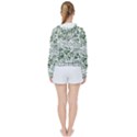 Green leaves Women s Tie Up Sweat View2
