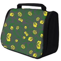 Yellow Flowers Full Print Travel Pouch (big) by Eskimos