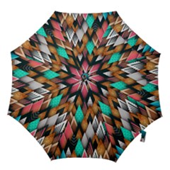 Abstract Triangle Tree Hook Handle Umbrellas (medium) by Dutashop