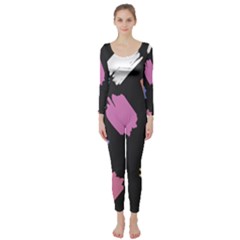 Many Colors Pattern Seamless Long Sleeve Catsuit by Dutashop