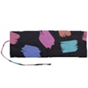 Many Colors Pattern Seamless Roll Up Canvas Pencil Holder (M) View1