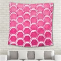 Hexagon Windows Square Tapestry (Large) View2