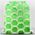 Hexagon Windows Drawstring Bag (Large) View2