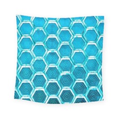 Hexagon Windows Square Tapestry (small) by essentialimage365
