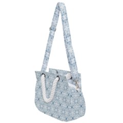 Tulip Flower Garden  Rope Handles Shoulder Strap Bag by SychEva