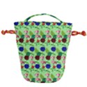 Rose Lotus Drawstring Bucket Bag View1