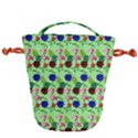 Rose Lotus Drawstring Bucket Bag View2