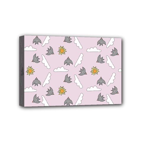 Birds In The Sky  Mini Canvas 6  X 4  (stretched) by SychEva