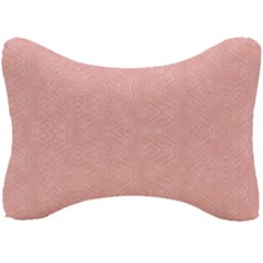 Denimeffetcolorroseclair165 Seat Head Rest Cushion by kcreatif