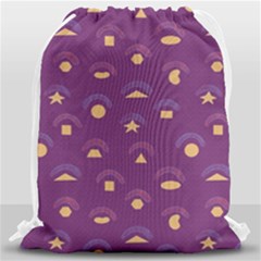 Geometric Figures Drawstring Bag (large) by SychEva