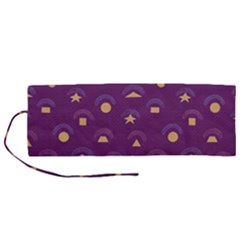Geometric Figures Roll Up Canvas Pencil Holder (m) by SychEva