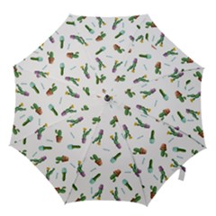 Cacti In Pots Hook Handle Umbrellas (large) by SychEva