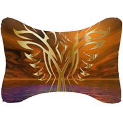 Pheonix Rising Seat Head Rest Cushion by icarusismartdesigns