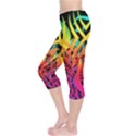 Abstract Jungle Capri Leggings  View3
