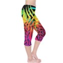 Abstract Jungle Capri Leggings  View4